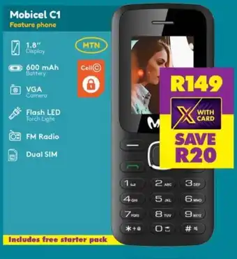 Shoprite Mobicel C1 1,8" offer