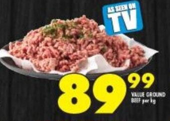 Shoprite Value Ground Beef offer