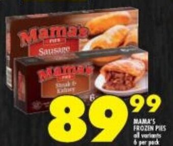 Mama's Frozen Pies 6 per Pack