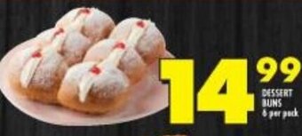Shoprite Dessert Buns 6 per Pack offer