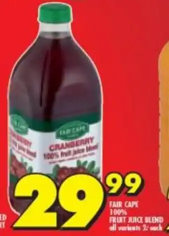 Shoprite Fai Cape 100% Fruit Juice Blend 2L offer