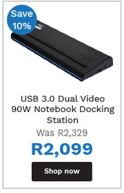 First Shop Targus USB 3.0 Dual Video 90W Notebook Docking Station offer
