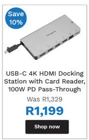 First Shop Targus USB-C 4K HDMI Docking Station With Card Reader, 100W PD Pass-Through offer