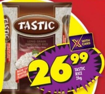 Shoprite Tastic Rice 2kg offer