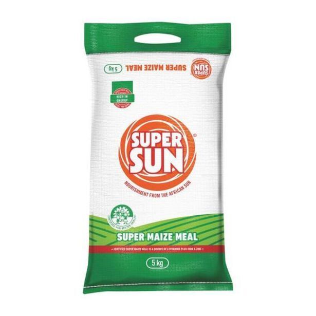 Super sun super maize meal 5, kg offer at Game