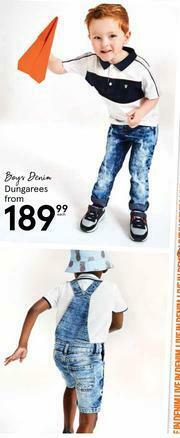 Jet Boys Denim Dungarees-Each offer