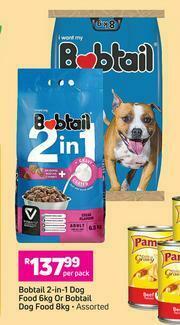 Game Bobtail 2-In-1 Dog Food 6kg Or Bobtail Dog Food 8kg (Assorted)-Per Pack offer
