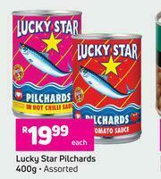 Game Lucky Star Pilchards (Assorted)-400g Each offer