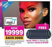 Game LG 55" (139cm) A1 4K Self-Lit OLED Smart ThinQ T OLED55A1PVA.AFB +Free LG Xboom Go Speaker offer