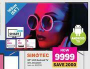 Game Sinotec 65" (165cm) UHD Android TV (STL-65U20AT) offer