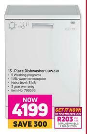 Game Defy 13 Place Dishwasher DDW230 offer