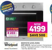 Game Whirlpool 60cm Eye Level Oven AKP 459/IX offer