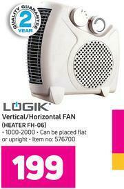 Game Logik Vertical/Horizontal Fan (HEATER FH-06) offer