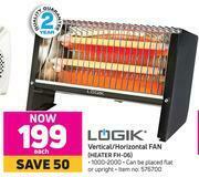 Logik Vertical/Horizontal Fan (HEATER FH-06)-Each
