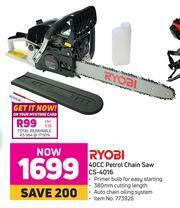 Game Ryobi 40cc Petrol Chain Saw CS-4016 offer