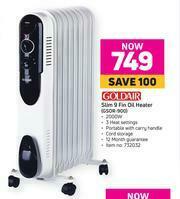 Game Goldair Slim 9 Fin Oil Heater GSOR-900 offer