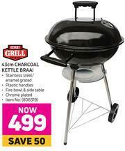 Game Expert Grill 43cm Charcoal Kettle Braai offer