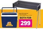 Game Expert Grill Large Braai + Jim 8Ltr Cooler For Both offer