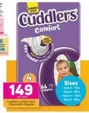 Game Cuddlers Jumbo Pack Disposable Nappies-Per Pack offer