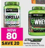 Game Nutritech Gorilla Gainer-1Kg offer