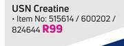 Game USN Creatine offer