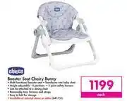 Chicco booster seat chairy bunny-each