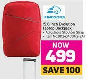 Game Kingsons 15.6 Inch Evolution Laptop Backpack offer