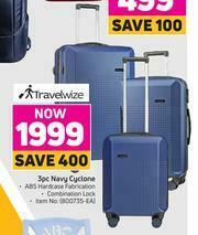 Game Travelwize 3pc Navy Cyclone offer