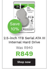 Seagate 2.5 Inch 1TB Serial ATA III Internal Hard Drive