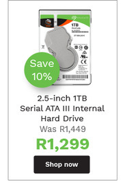 Seagate 2.5 Inch 1TB Serial ATA III Internal Hard Drive