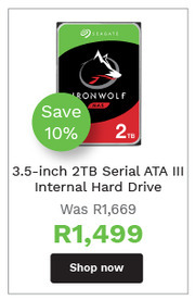 First Shop Seagate Ironwolf 3.5 Inch 2TB Serial ATA III Internal Hard Drive offer