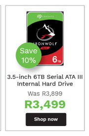First Shop Seagate Ironwolf 3.5 Inch 6TB Serial ATA III Internal Hard Drive offer