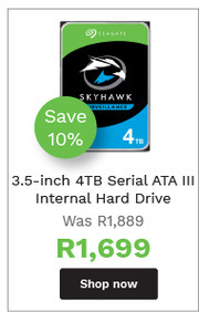 First Shop Seagate Skyhawk 3.5 Inch 4TB Serial ATA III Internal Hard Drive offer