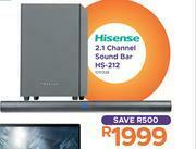Everyshop Hisense 2.1 Channel Sound Bar HS-212 offer