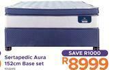 Everyshop Sertapedic Aura 152cm Base Set offer