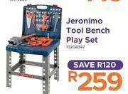 Jeronimo Tool Bench Play Set
