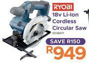 Ryobi 18V Li-Ion Cordless Circular Saw