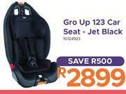 Gro Up 123 Car Seat Jet Black