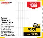 Builders Warehouse Xpanda diy econo shootbolt security gate offer