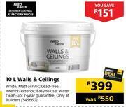 Builders Warehouse Fired earth walls & ceilings-10l offer