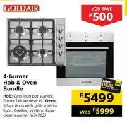Builders Warehouse Goldair 4 burner hob & oven bundle offer