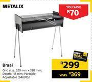 Builders Warehouse Metalix braai offer