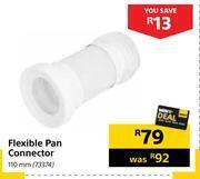 Flexible pan connector 110mm