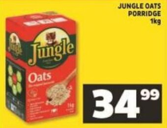 Shoprite Jungle Oats Porridge 1kg offer