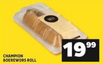 Shoprite Champion Boerewors Roll offer