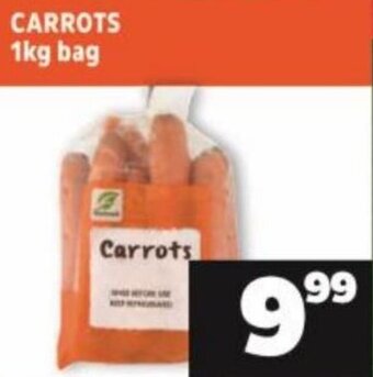 Shoprite Carrots 1kg bag offer