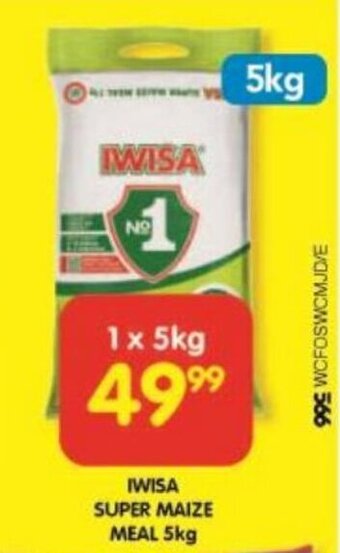 Shoprite Iwisa Super Maize Meal 5kg offer