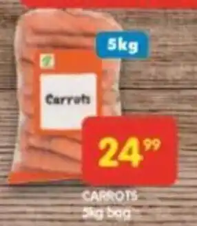 Shoprite Carrots 5kg bag offer