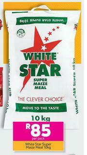 Game White Star Super Maize Meal-10kg Per Pack offer