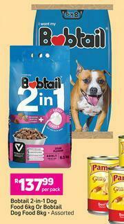 Bobtail 2-In-1 Dog Food 6kg Or Bobtail Dog Food 8kg (Assorted)-Per Pack